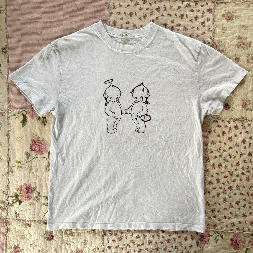 Brandy Melville/John Galt Kaitlynn Angel & Devil Baby Top
